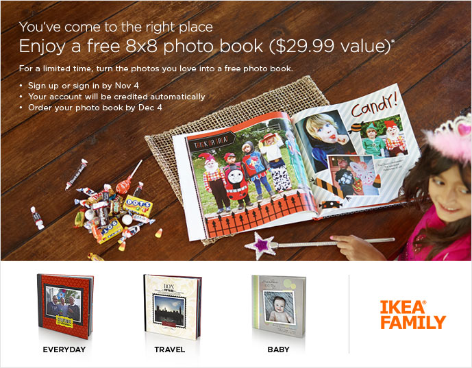 You’ve come to the right place. Enjoy a free 8×8 photo book ($29.99 value)*