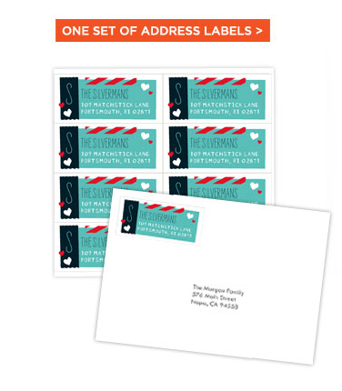 ONE SET OF ADDRESS LABELS