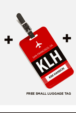 FREE SMALL LUGGAGE TAG