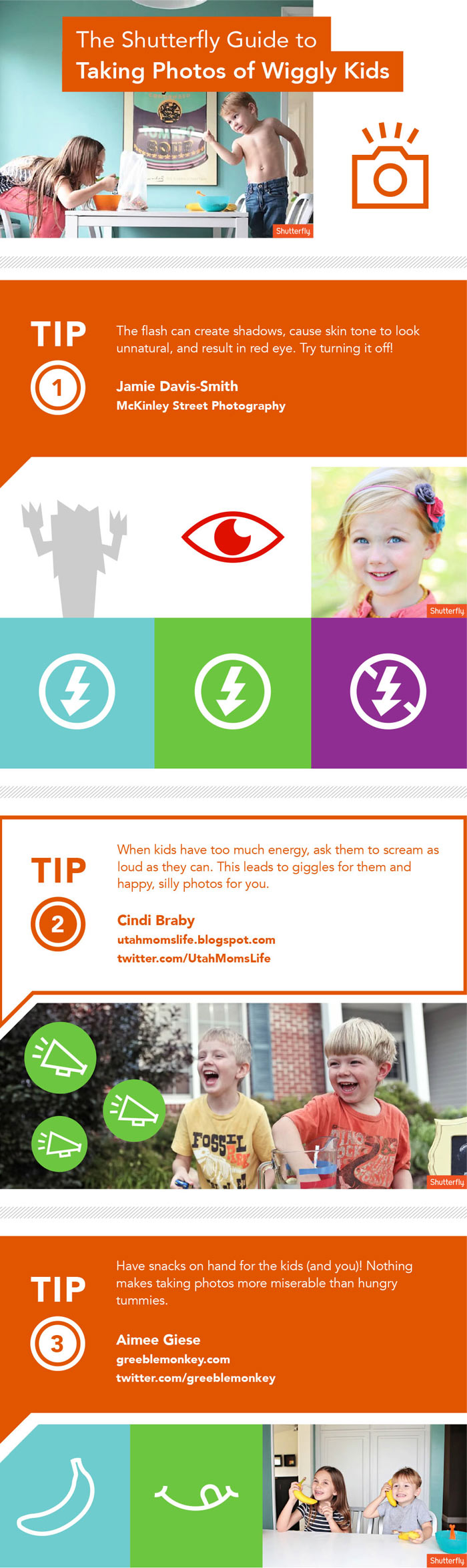 Kids Photography Tips Ingrographic by Shutterfly