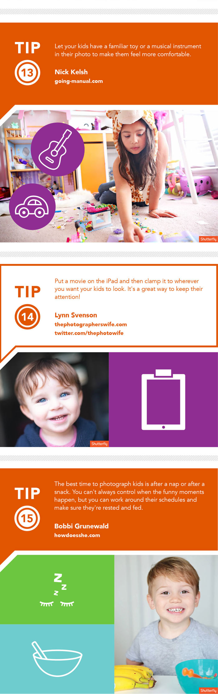 Kids Photography Tips Ingrographic by Shutterfly