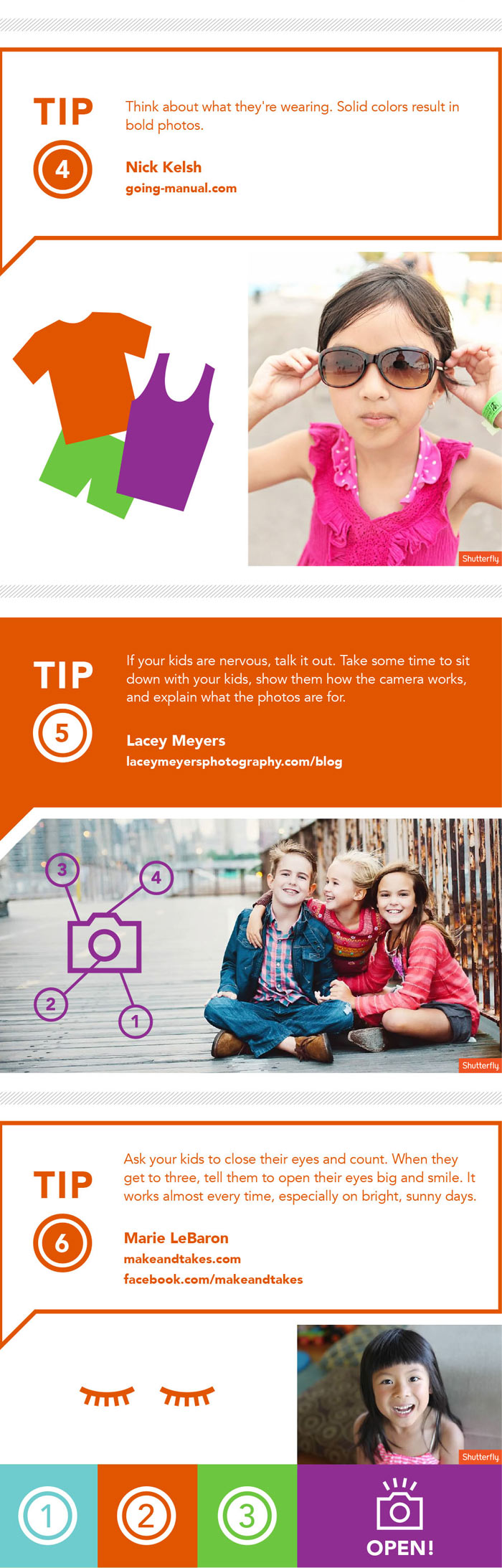 Kids Photography Tips Ingrographic by Shutterfly